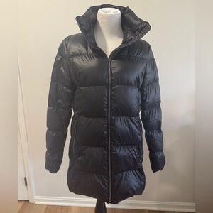 Lands' End Women's Classic Black Puffer Jacket